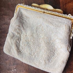 RARE Vintage Italian Beaded Clutch *made in Japan*